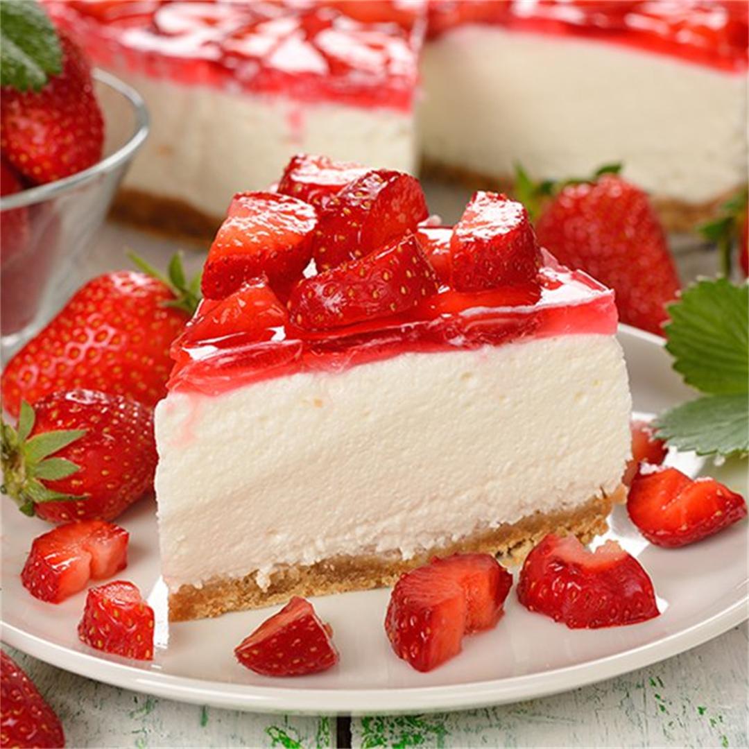 Strawberry Icebox Pie with a Twist