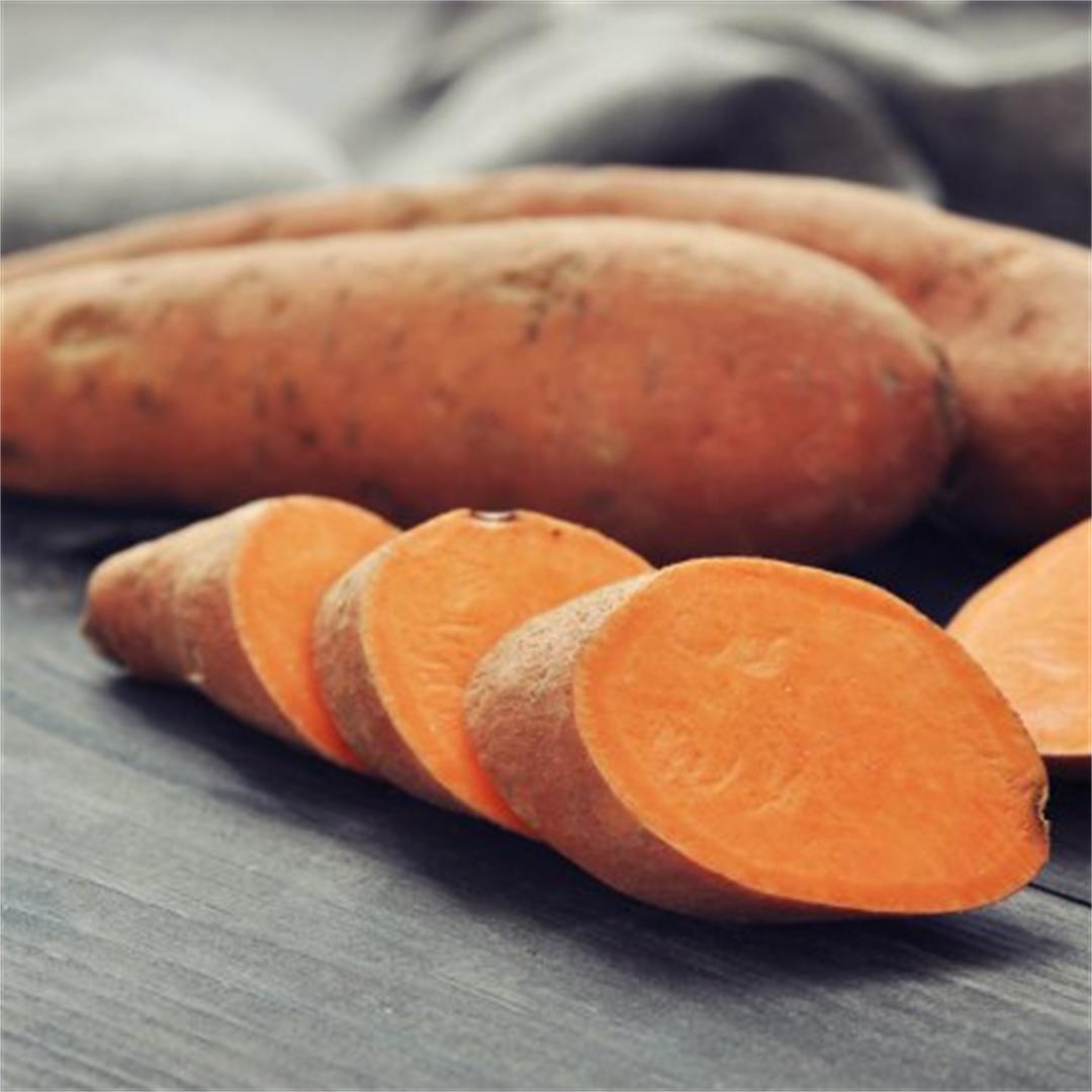 Super Easy Roasted Sweet Potatoes with Coconut Oil