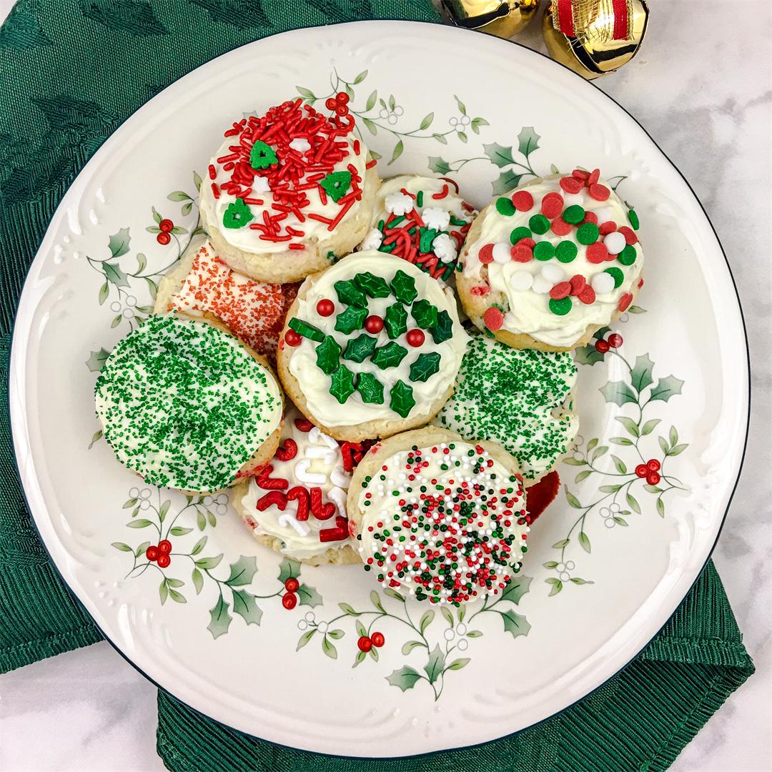 Christmas Confetti Cake Mix Cookies