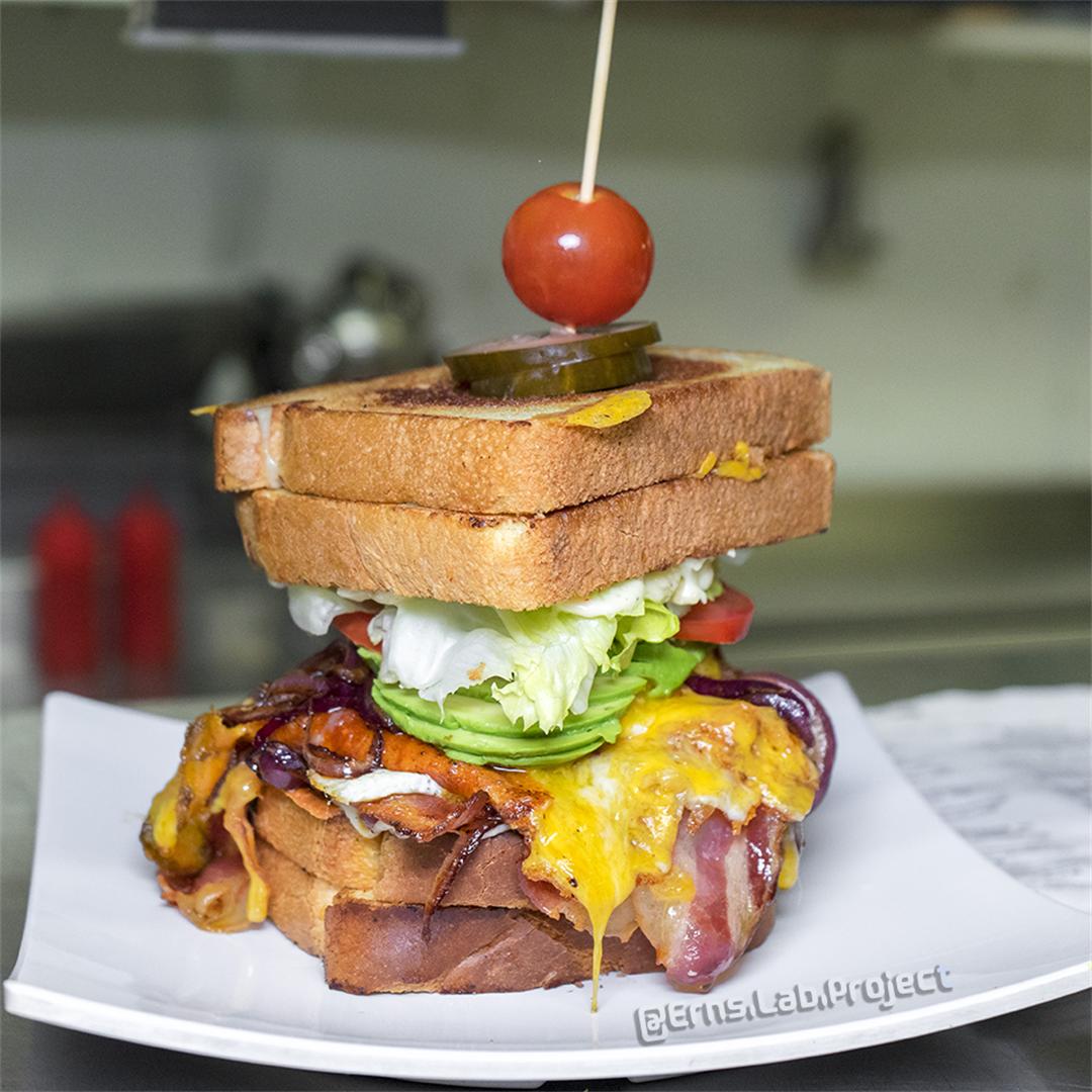 The Folsom County Burger served at Pine Haven Cafe is on of man