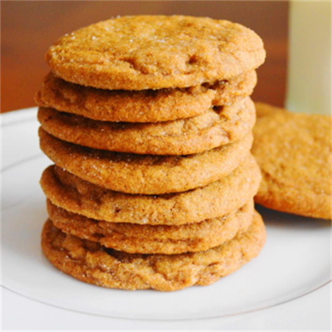 Spiced Ginger Molasses Cookies