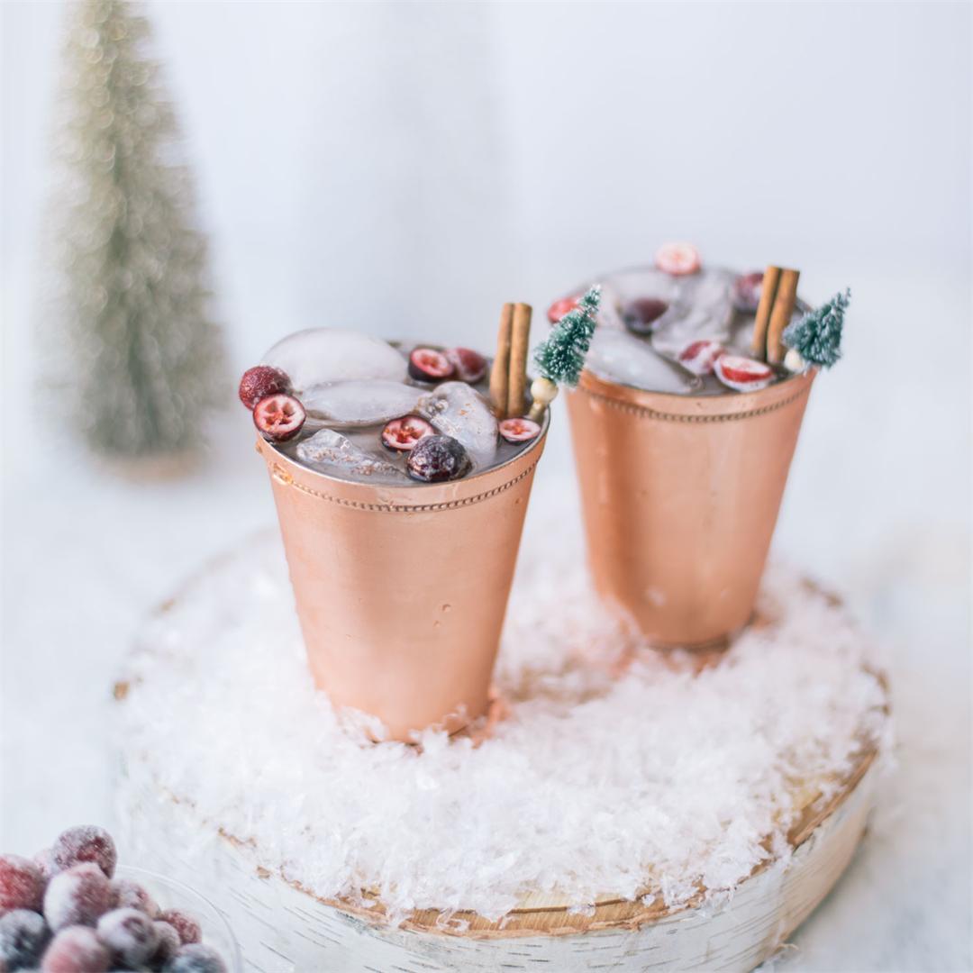 Cranberry Apple Cider Moscow Mules
