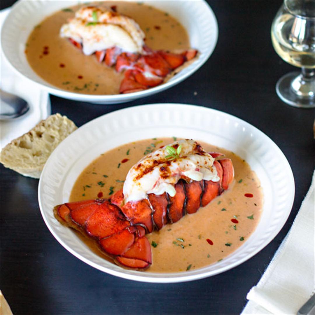 Smoked Salmon and Lobster Bisque