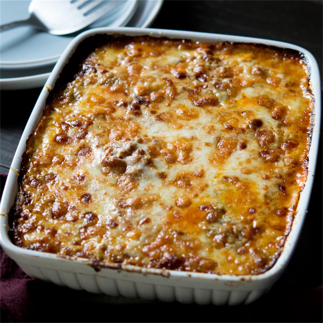 Classic Beef Lasagne with Spinach Pasta