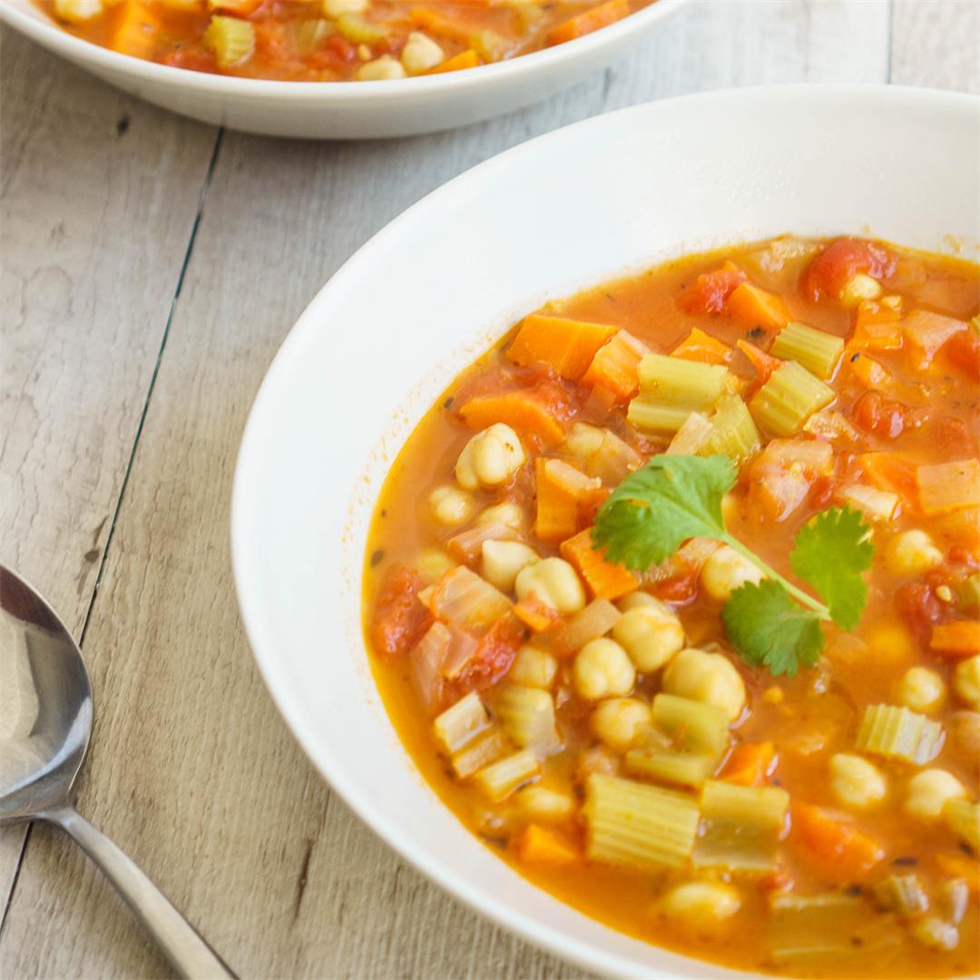 Spicy Chickpea Soup