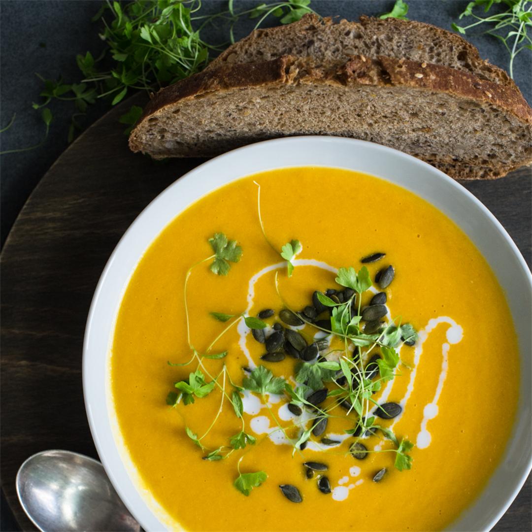 Warming and Filling Carrot Ginger Soup