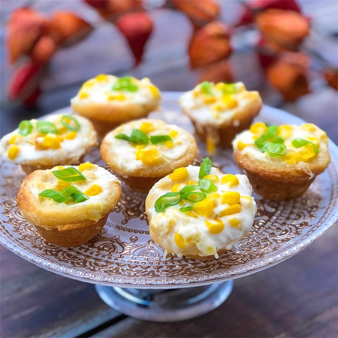 Creamed Corn Biscuit Cups