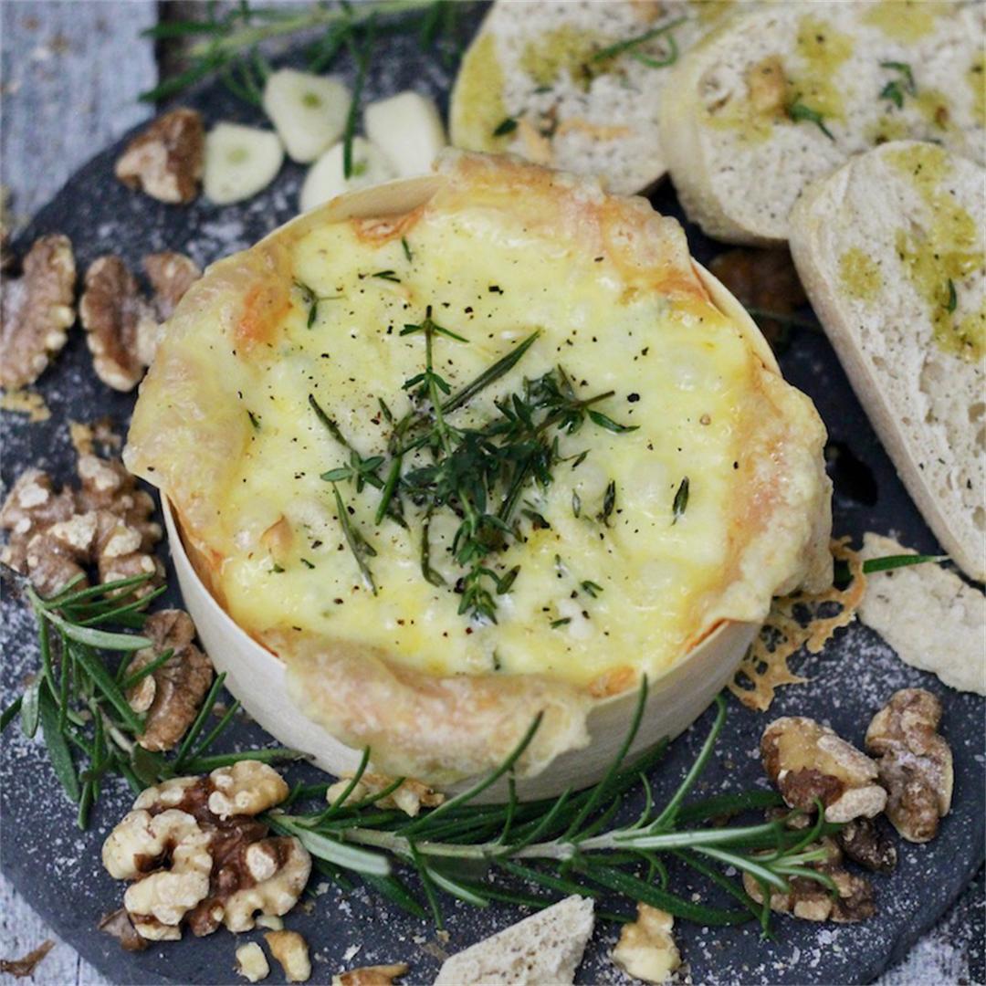 Baked Camembert with Rosemary & Thyme