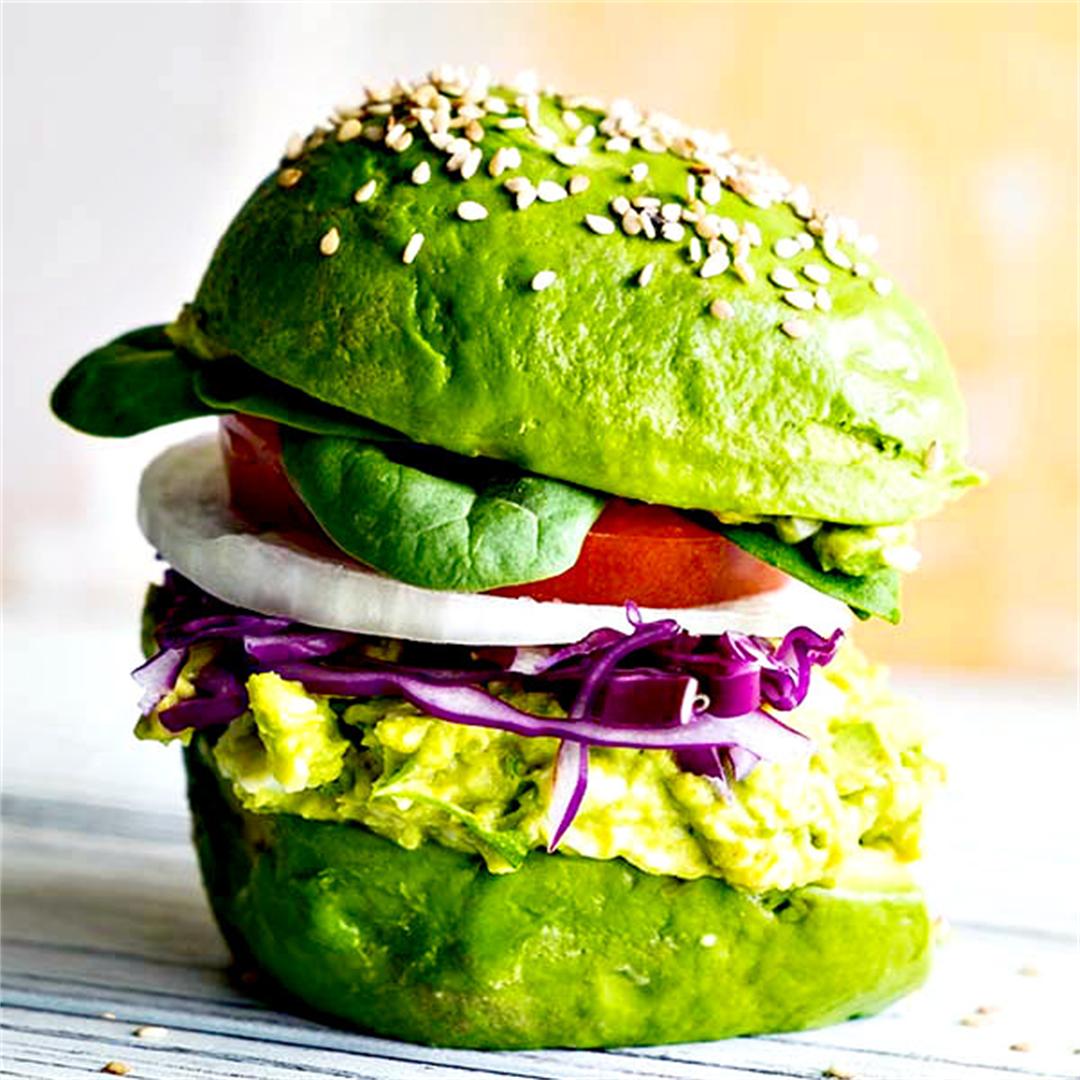 Avocado Egg Salad Burger