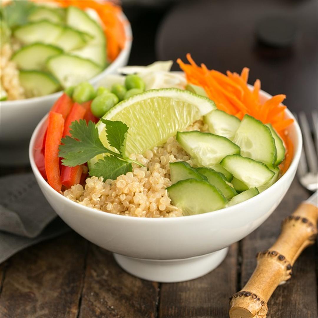 Thai Vegetable Quinoa Bowl
