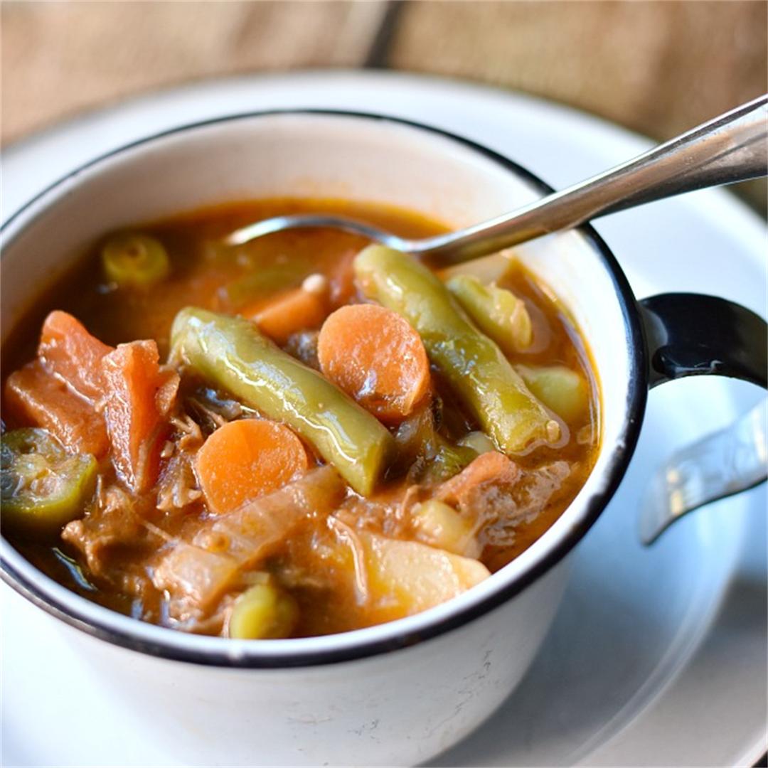 Southern Style Vegetable Beef Soup