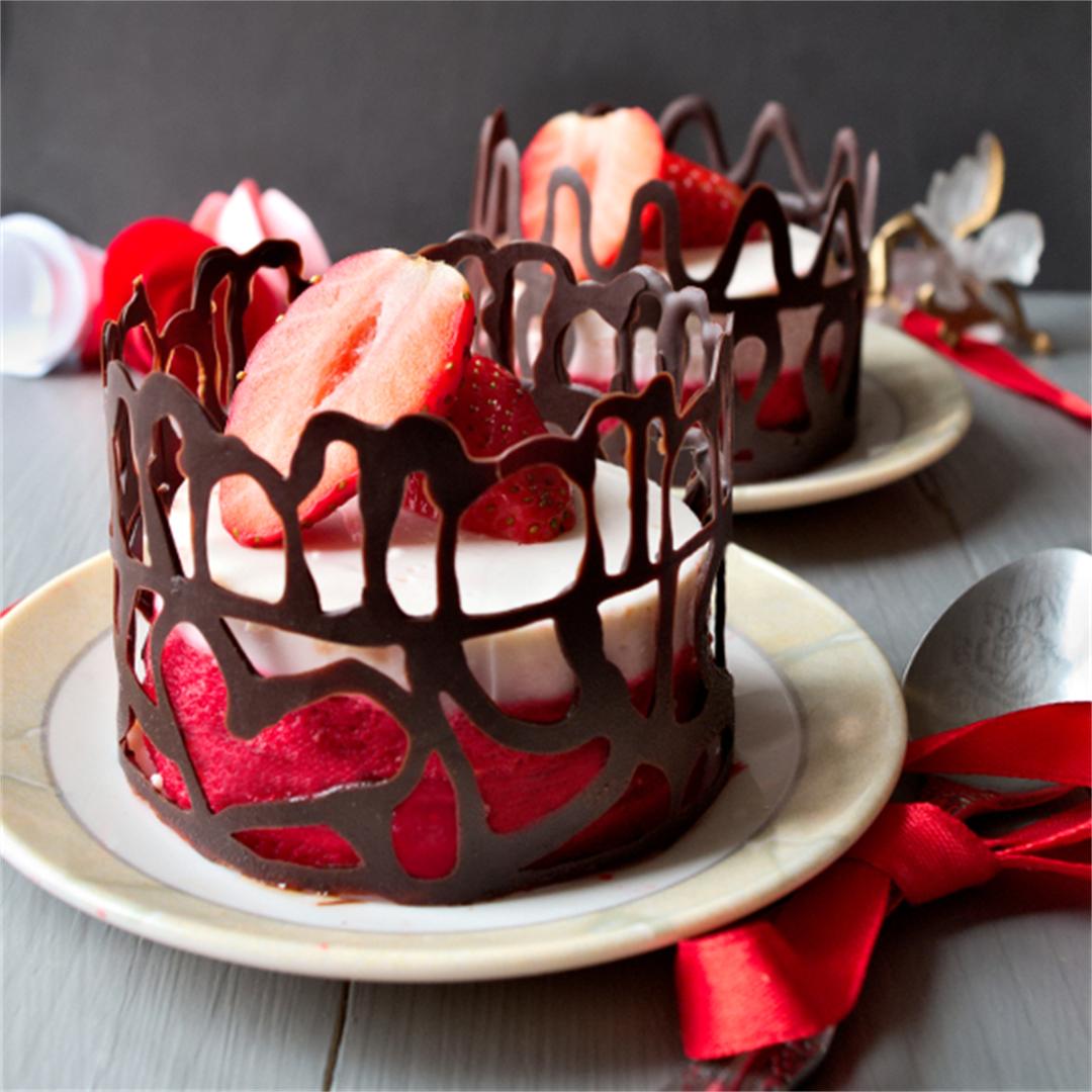 Strawberry desserts – Healthy desserts – Valentines day