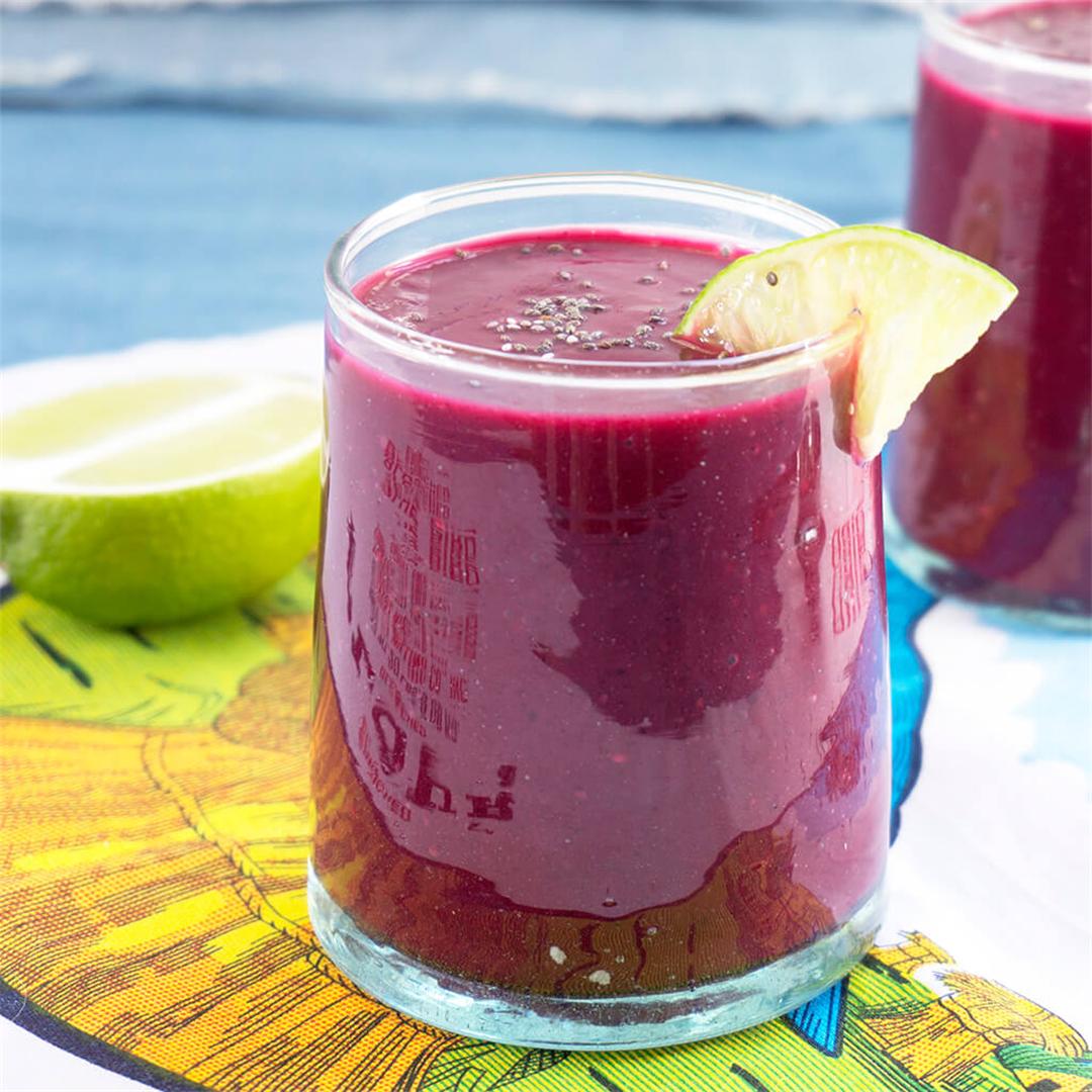Cherry Lime Beet Smoothie