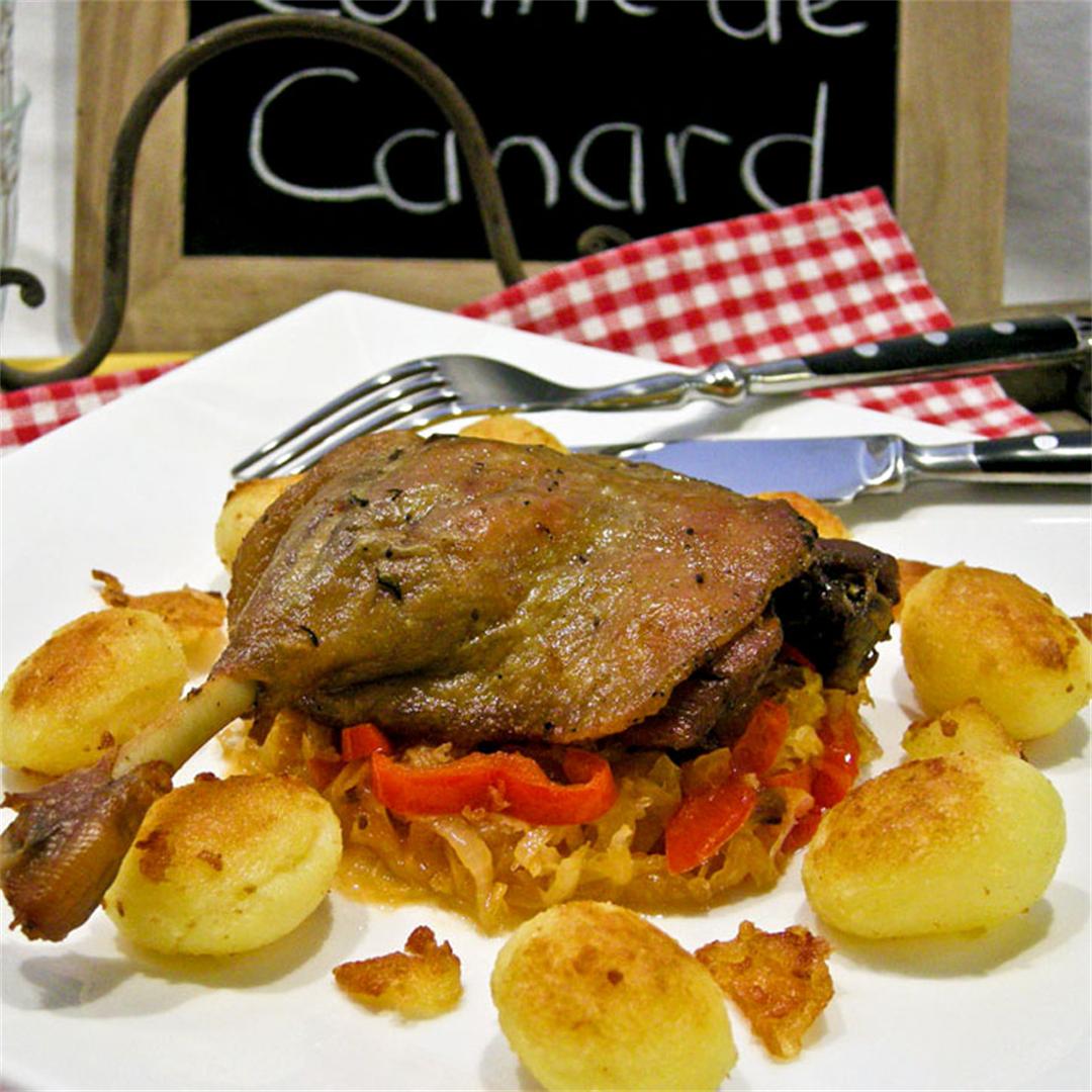 Melt in the mouth homemade French duck confit!