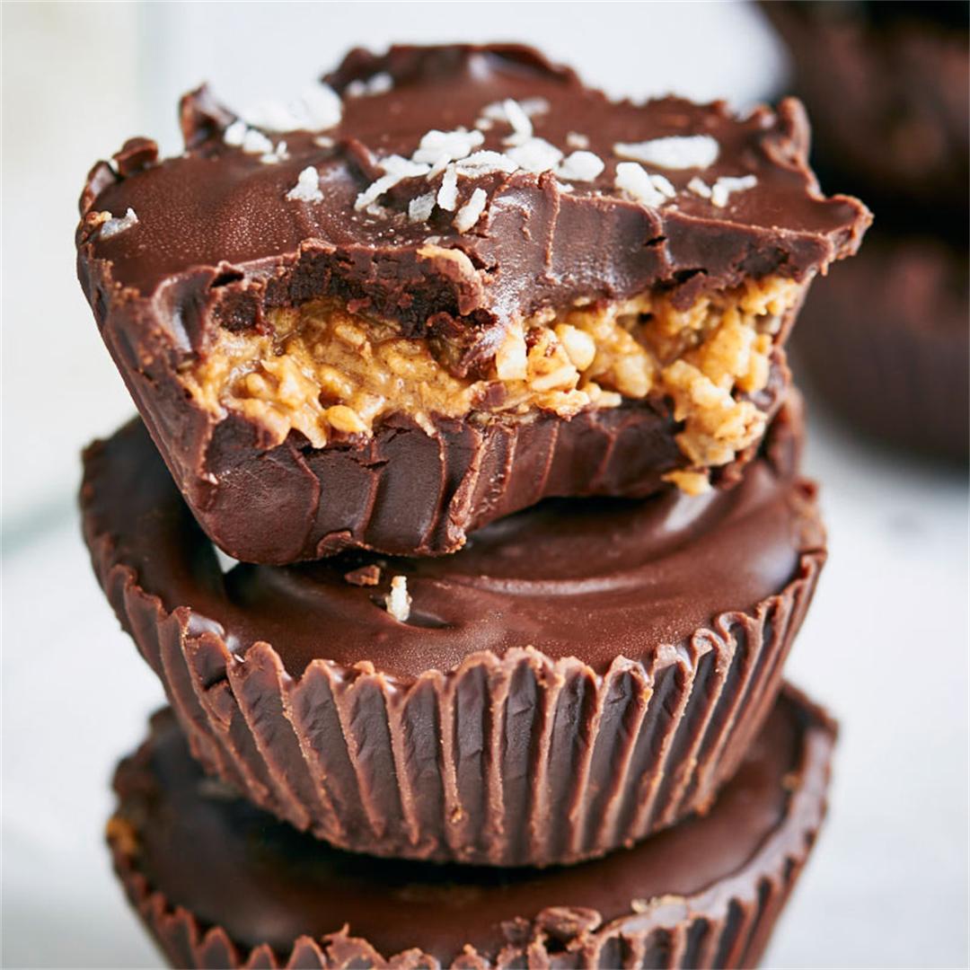 Almond Butter Coconut Cups