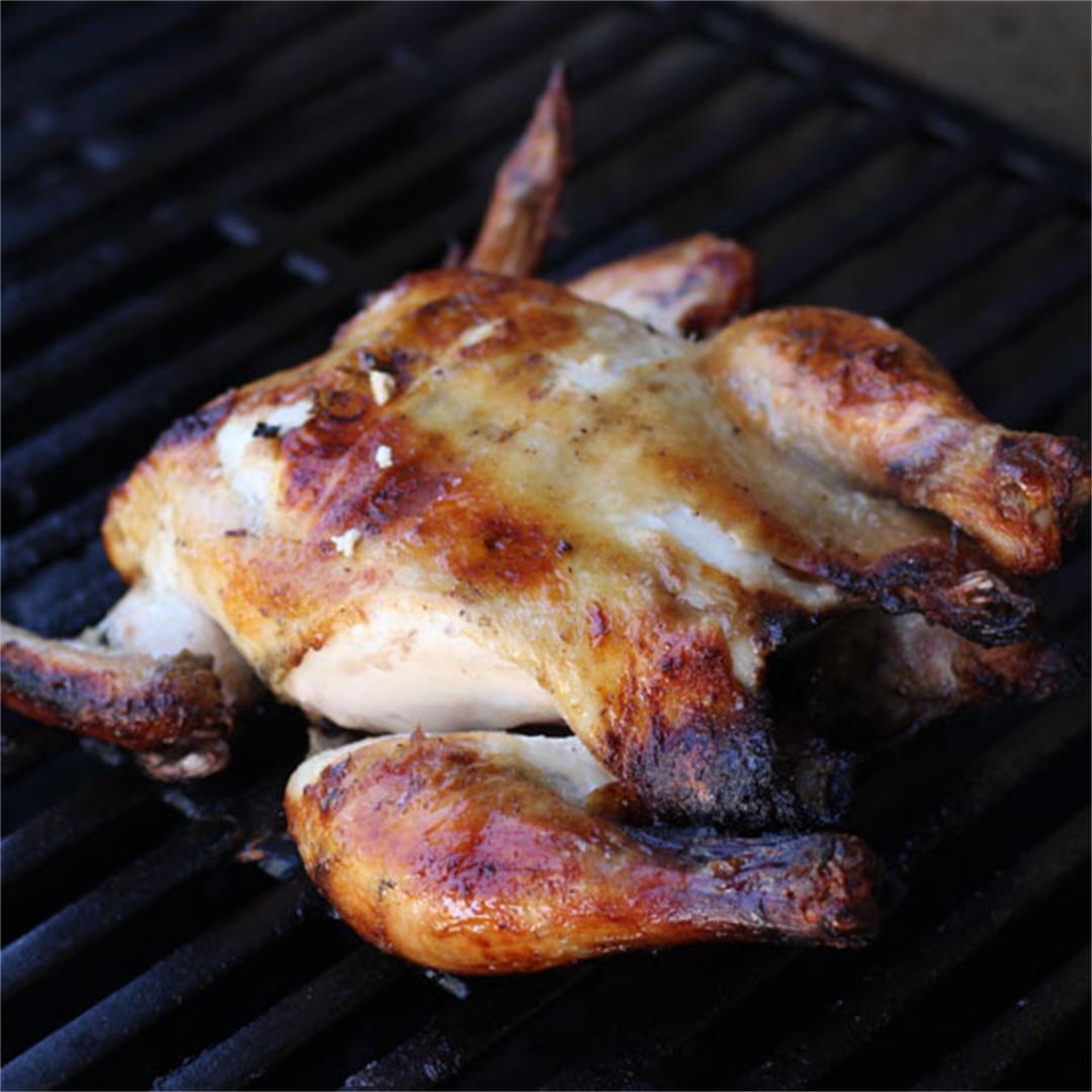 Grilled Spatchcocked Chicken