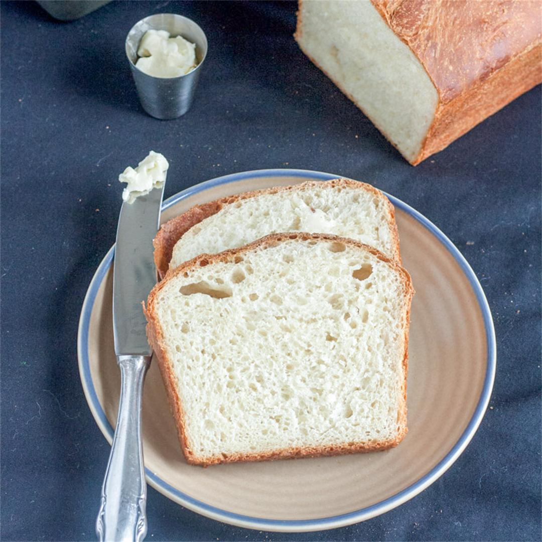 Rich White Bread (Brioche) Bread Machine