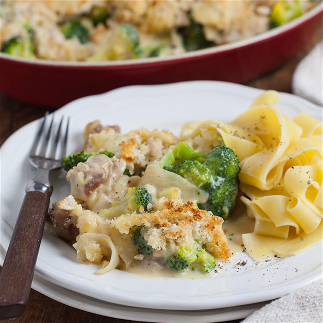 Chicken and Broccoli au gratin