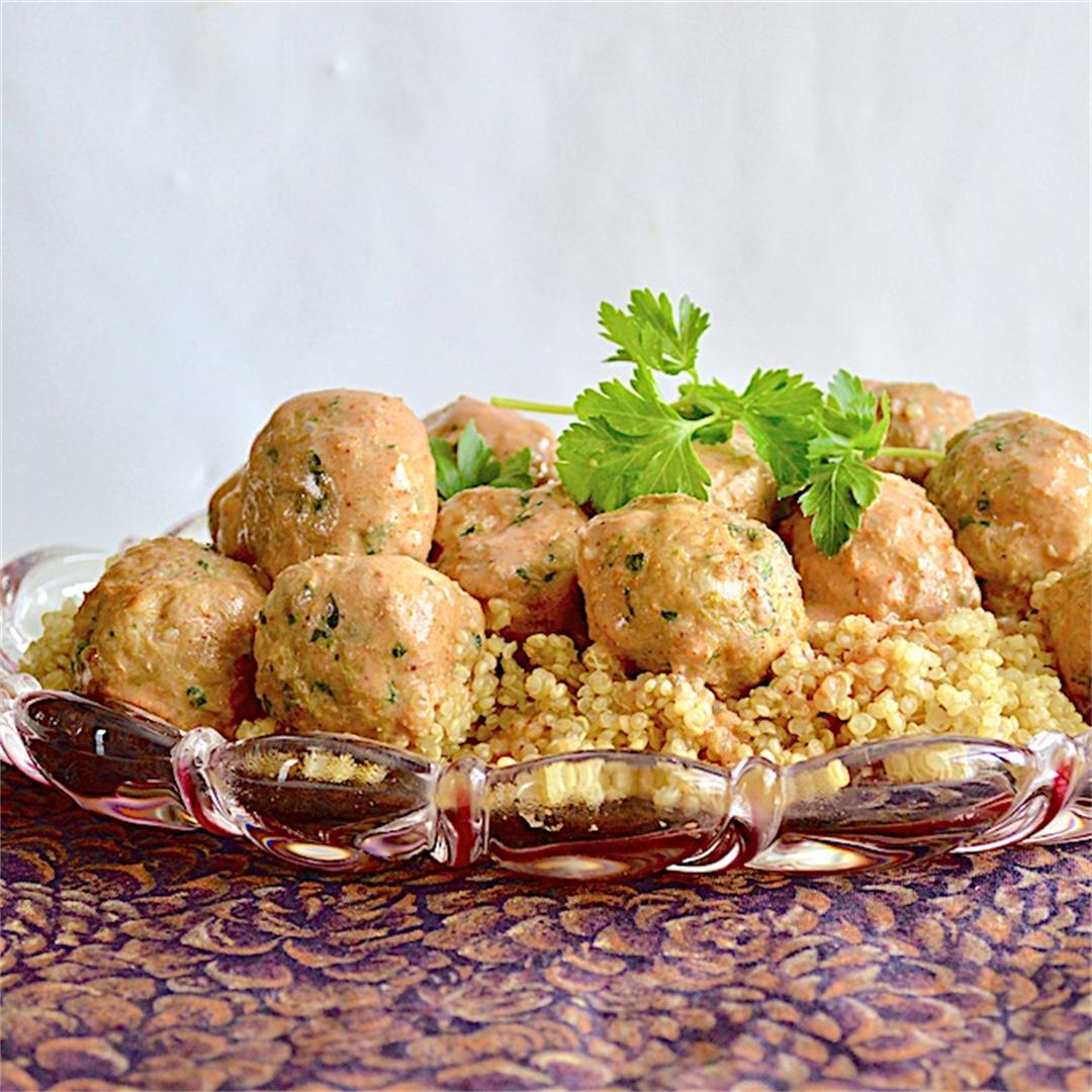 Coconut Curry Chicken Meatballs