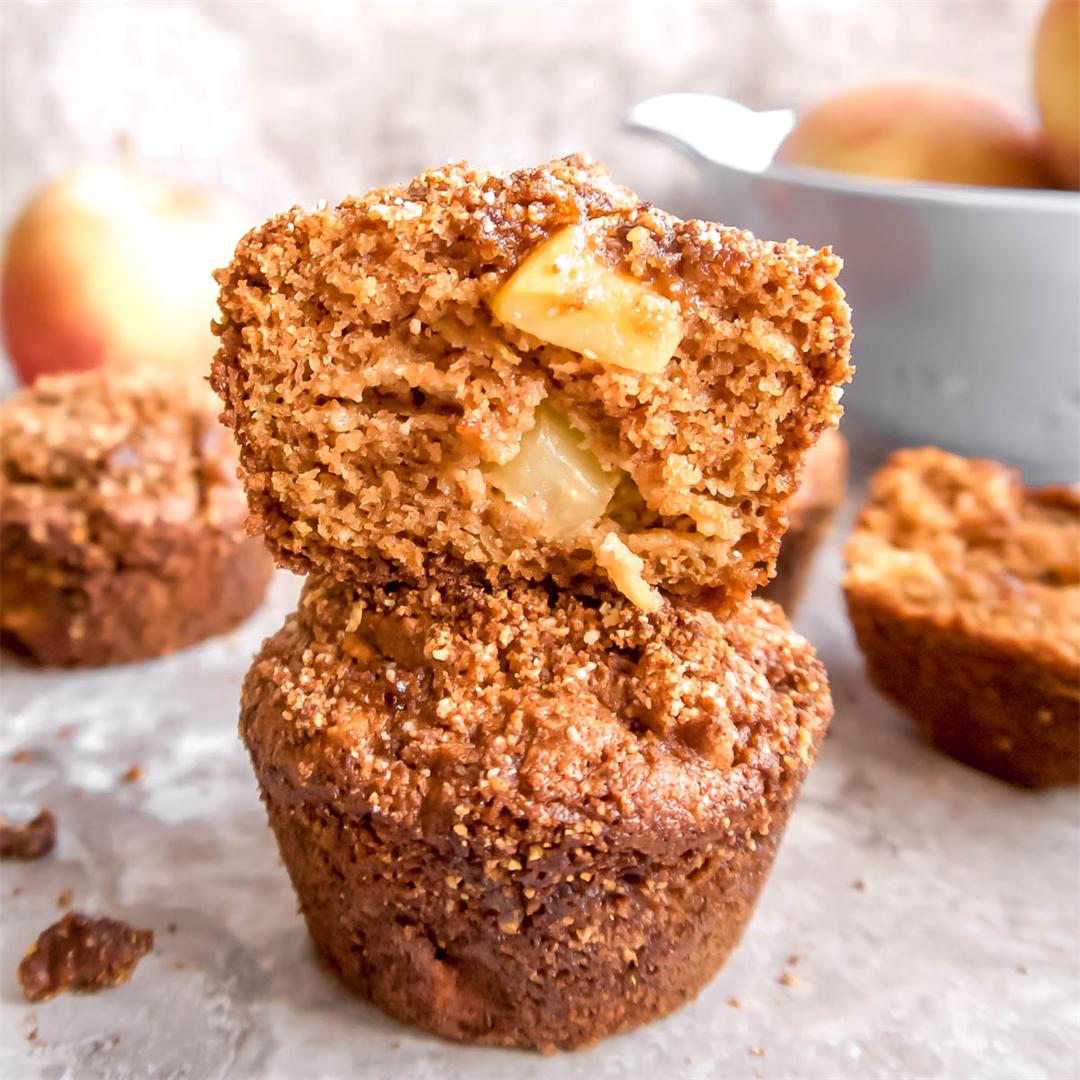 Paleo Gluten-Free Apple Crumb Muffins