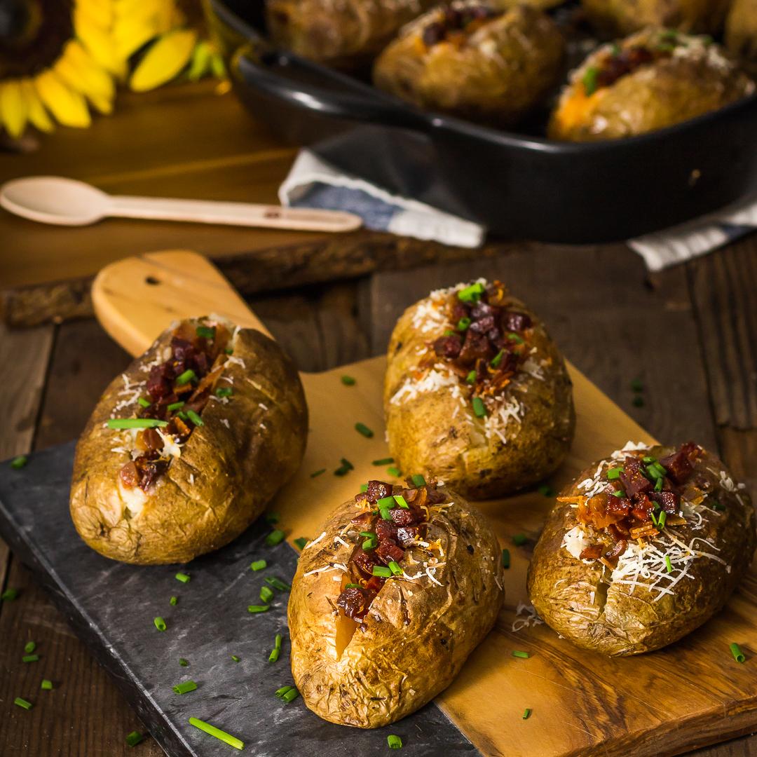 Spanish Style Baked Potato