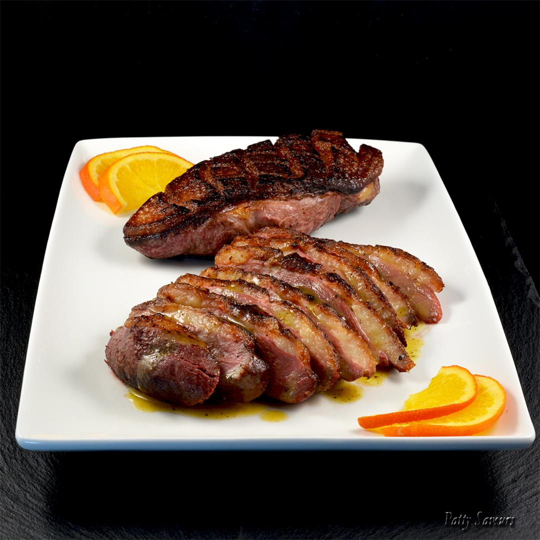 Duck Breast Whisky and Orange Sauce