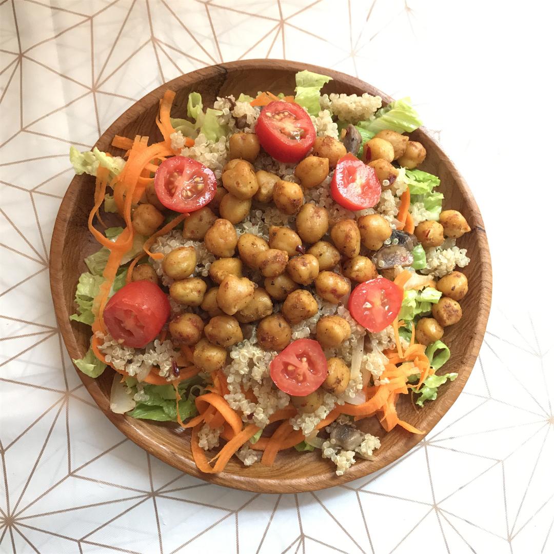 Quinoa and Spiced Chickpea Salad