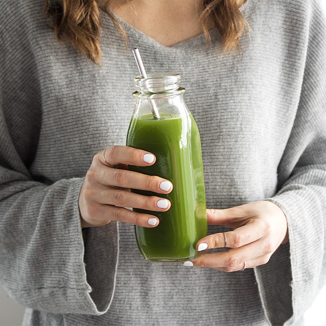 Homemade Green Juice without a Juicer