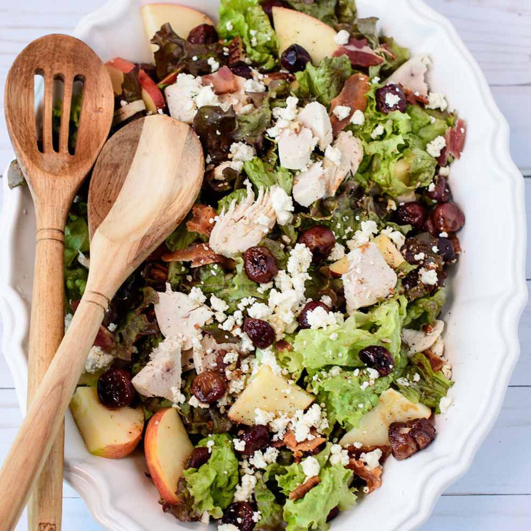 Roasted Grape Salad with Blue Cheese