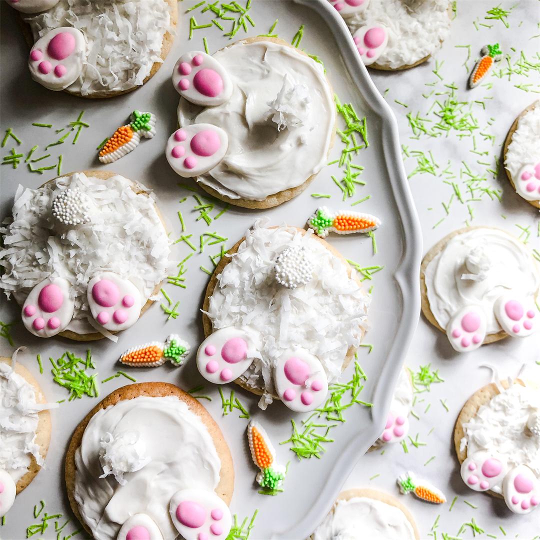 Easy Bunny Butt Easter Cookies