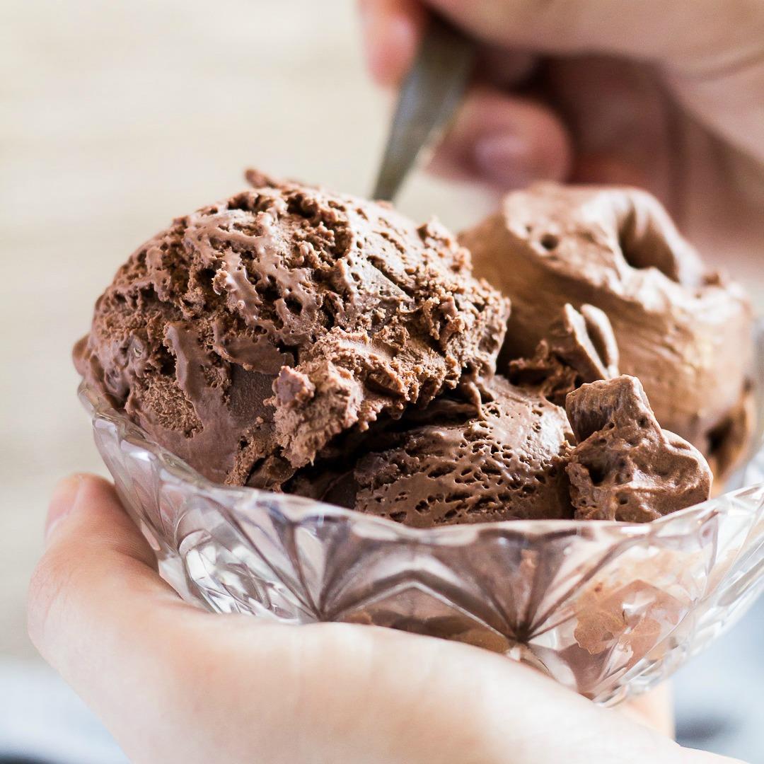 No-Churn Double Chocolate Ice Cream