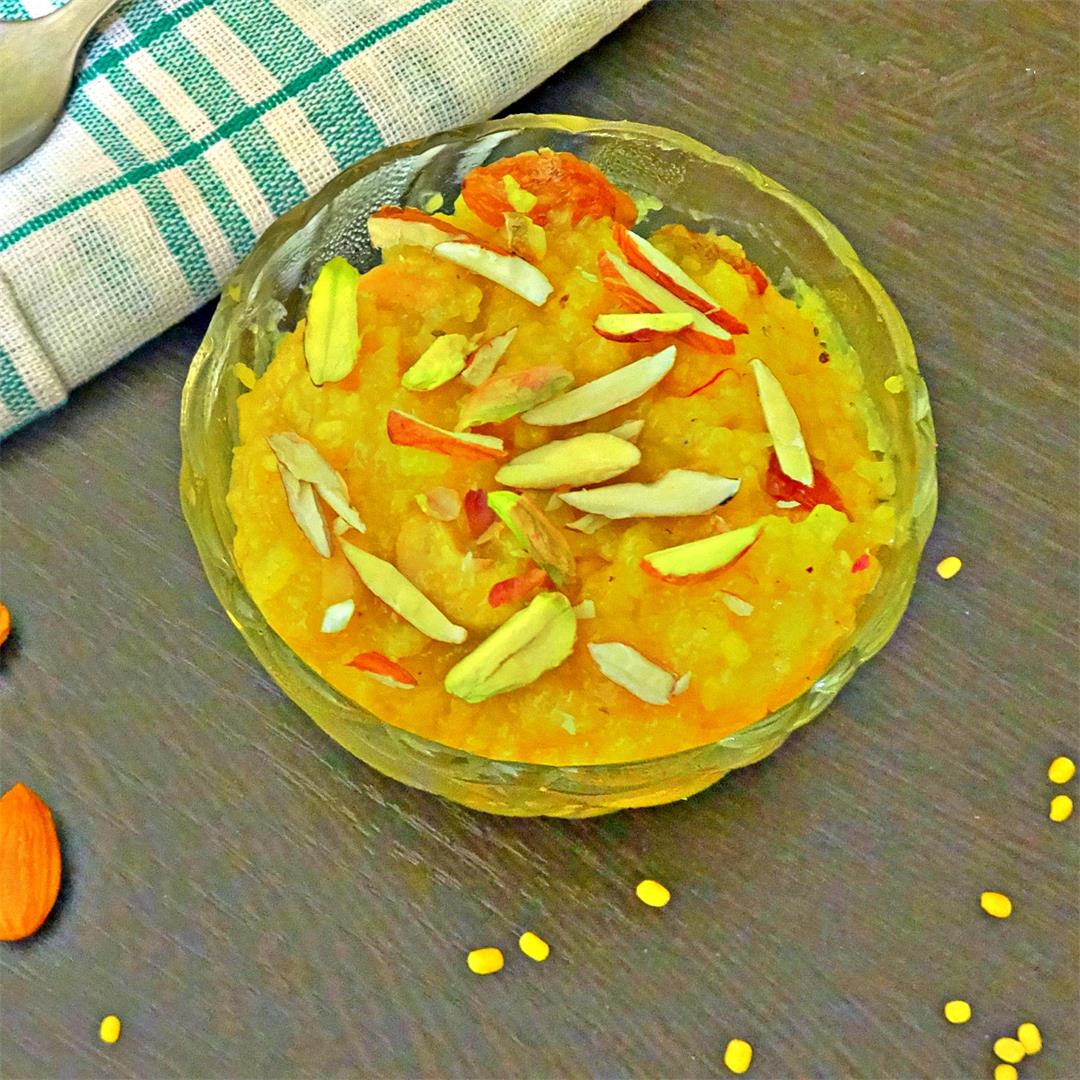 Moong Dal Halwa Recipe - famous North Indian dessert