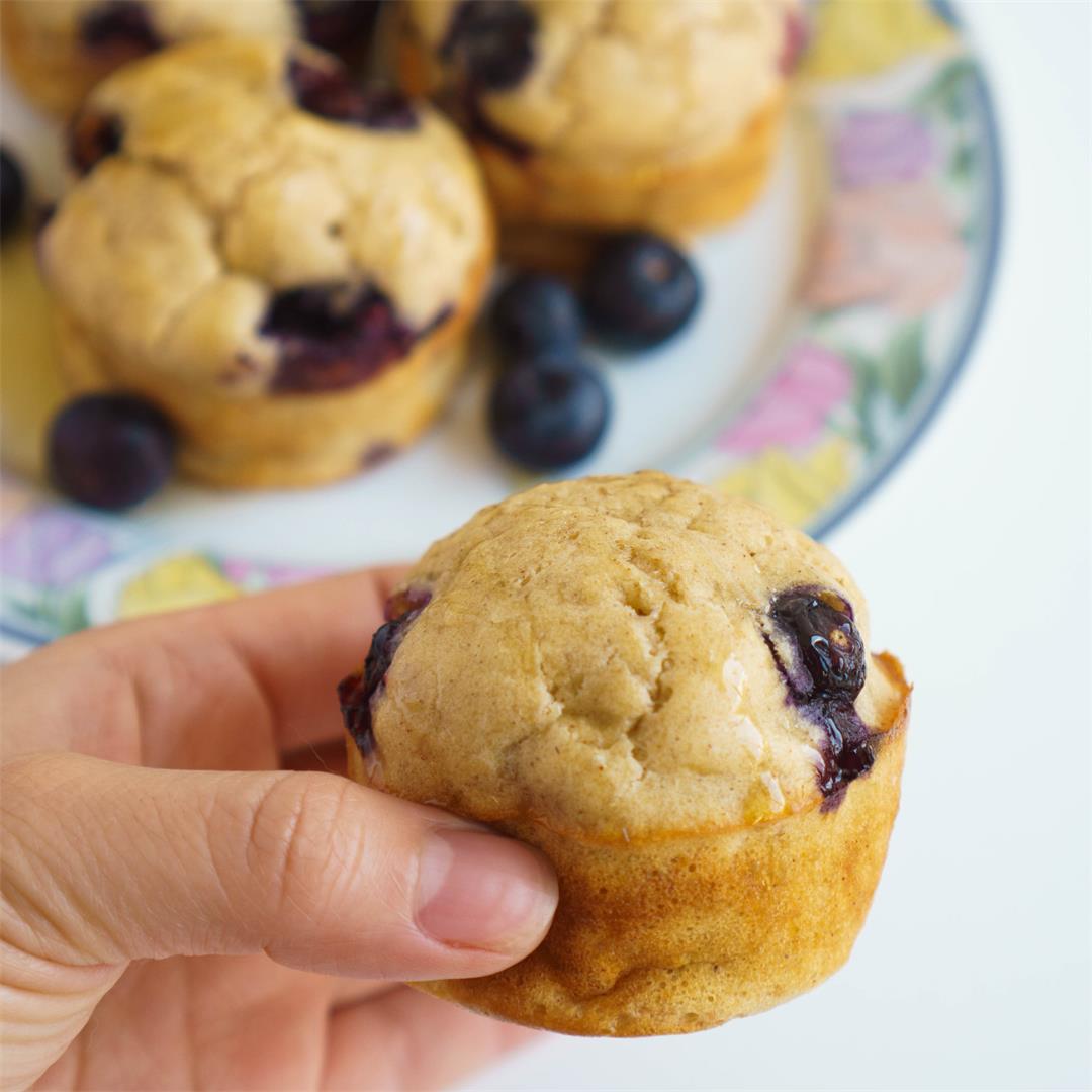 Banana and Blueberry Muffins