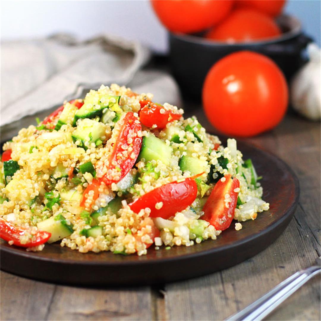 Middle Eastern Tabbouleh with Quinoa