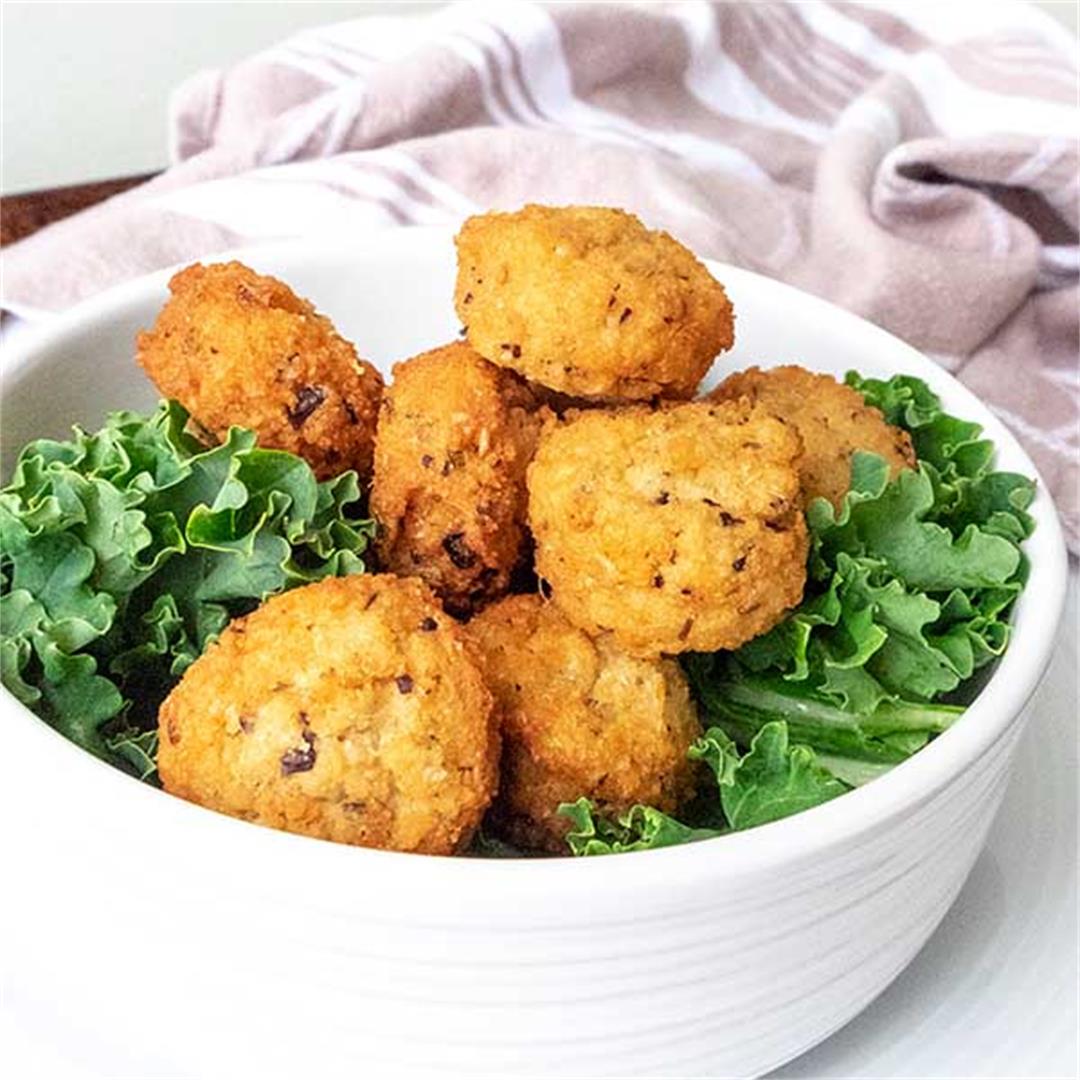 Baked Bacon and Cheese Croquettes