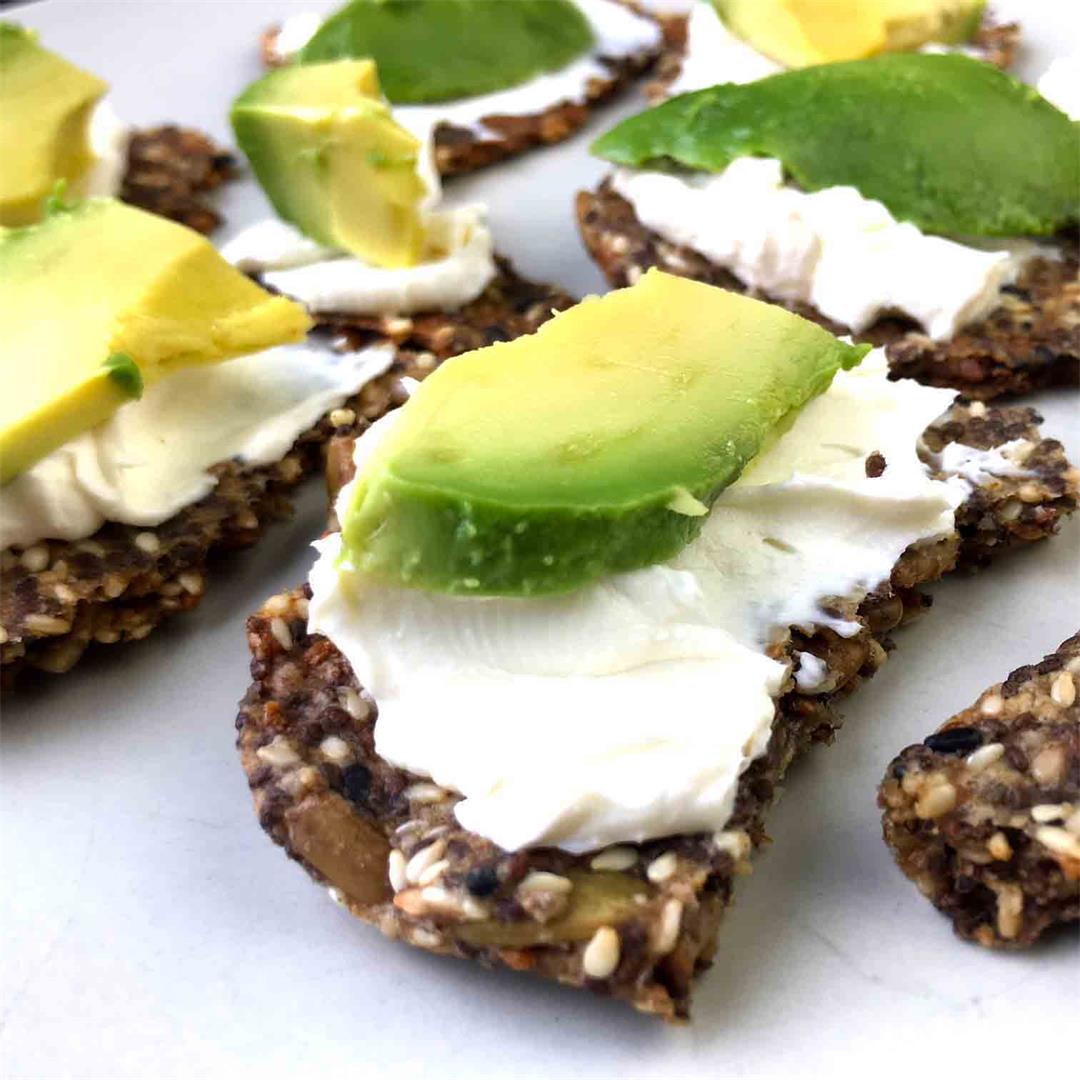 Low Carb Everything Seed Crackers