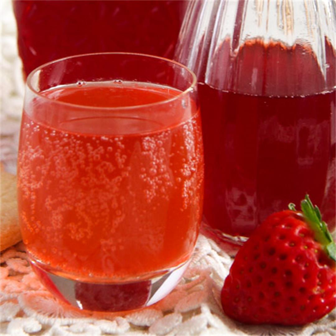 How to Make a Simple Strawberry Syrup - with Ginger