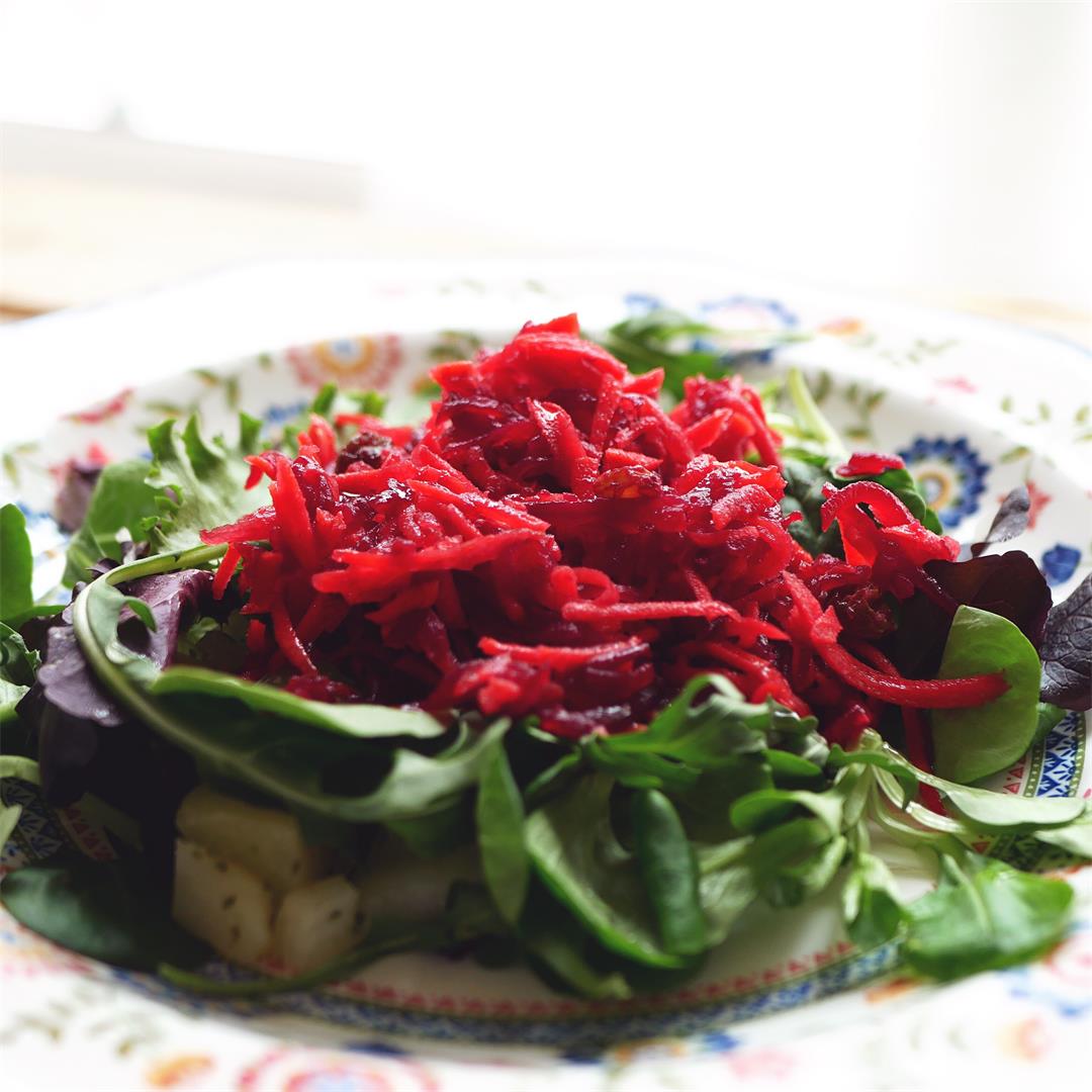 Beetroot and Carrot Slaw