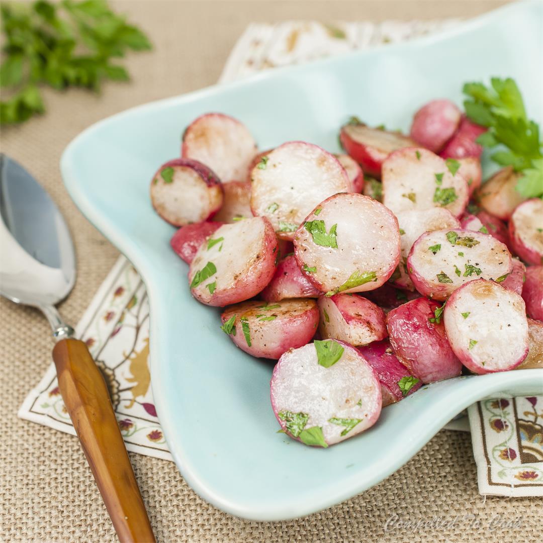 Panfried Butter Radishes