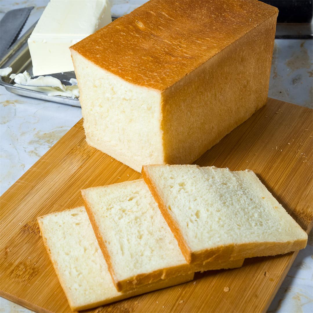 Pullman Sandwich Bread Recipe aka Pain De Mei French Bread