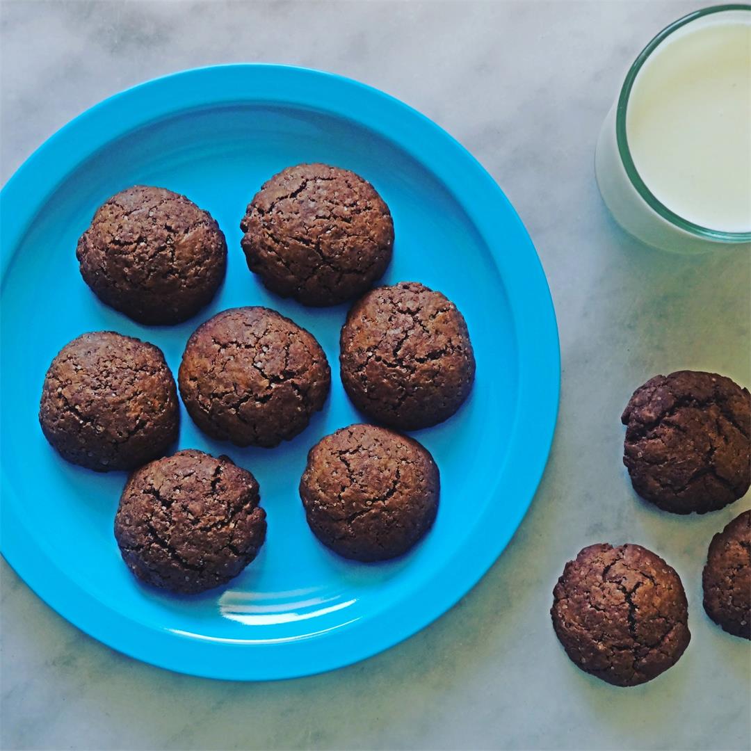 Egg-less Chocolate Cookies Recipe