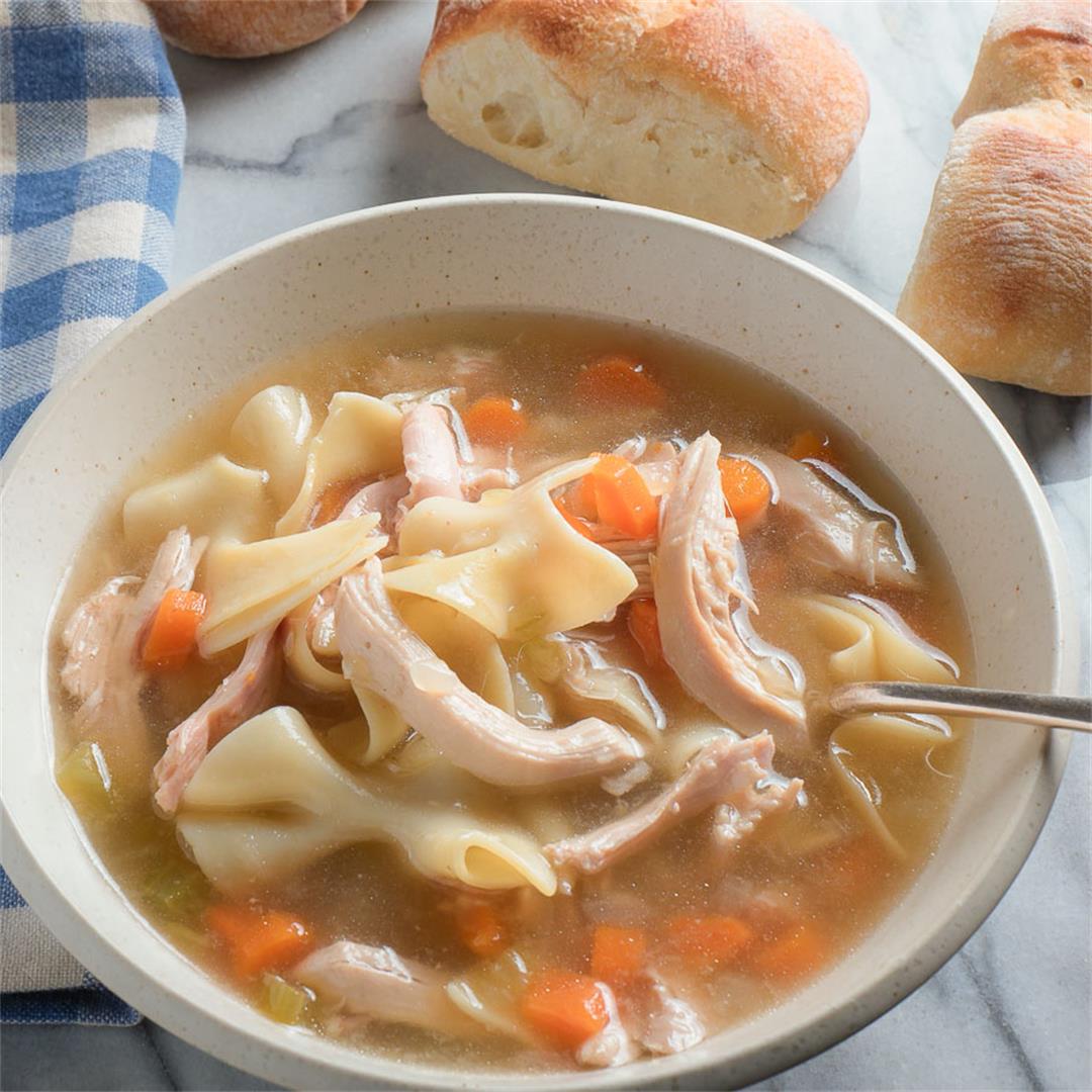 Home-made Chicken Noodle Soup