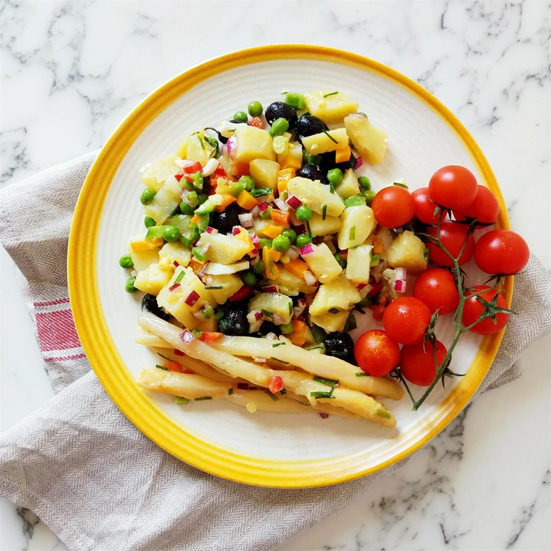 Fresh Potato Salad With Vinaigrette (Vegan)