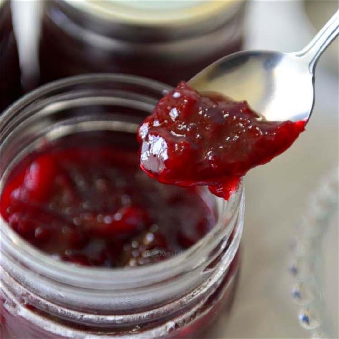 This plum chutney with a hint of  warm spices has a nice  blend