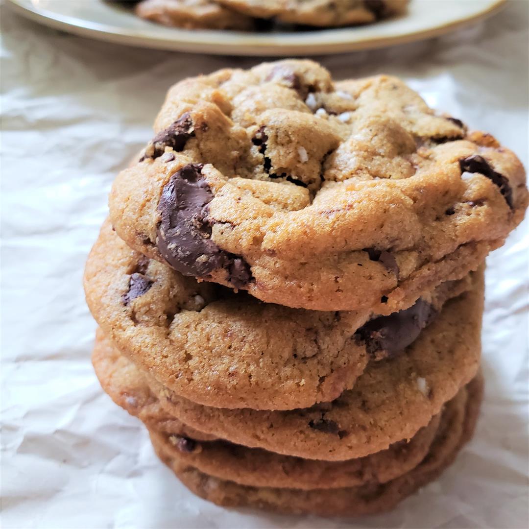 Browned Butter Chewy Chocolate Chip Cookies
