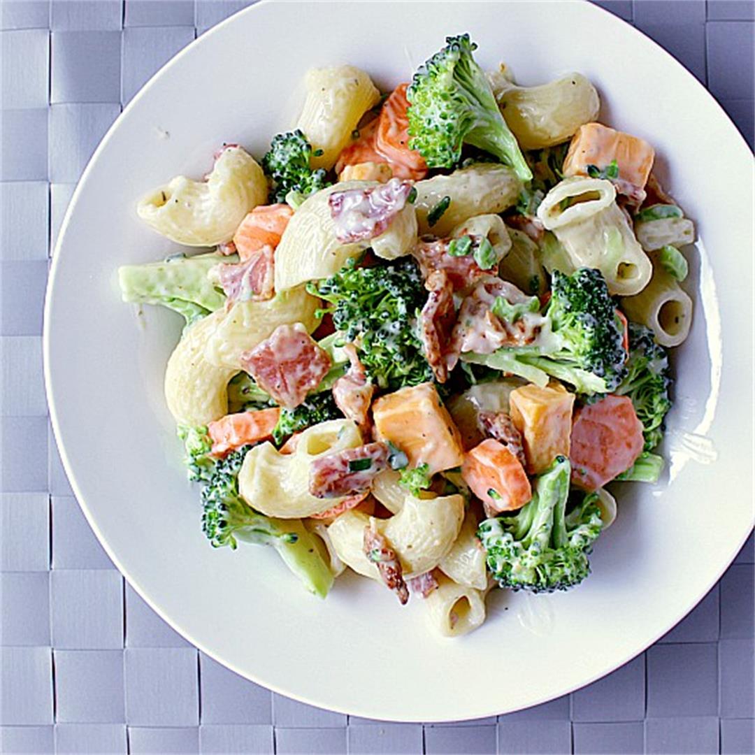 The Ultimate Bacon Ranch Pasta Salad