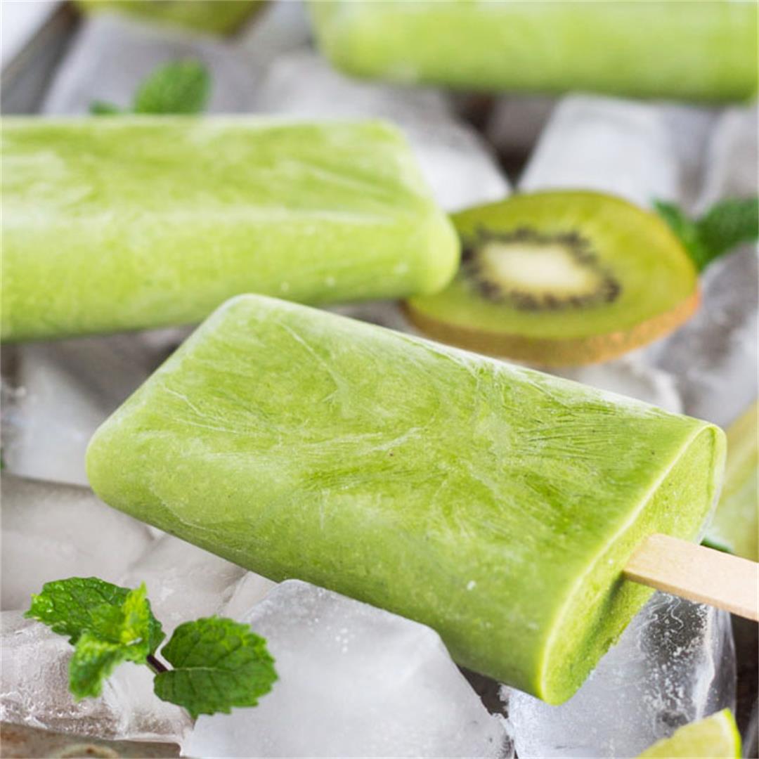 Healthy Green Smoothie Popsicles