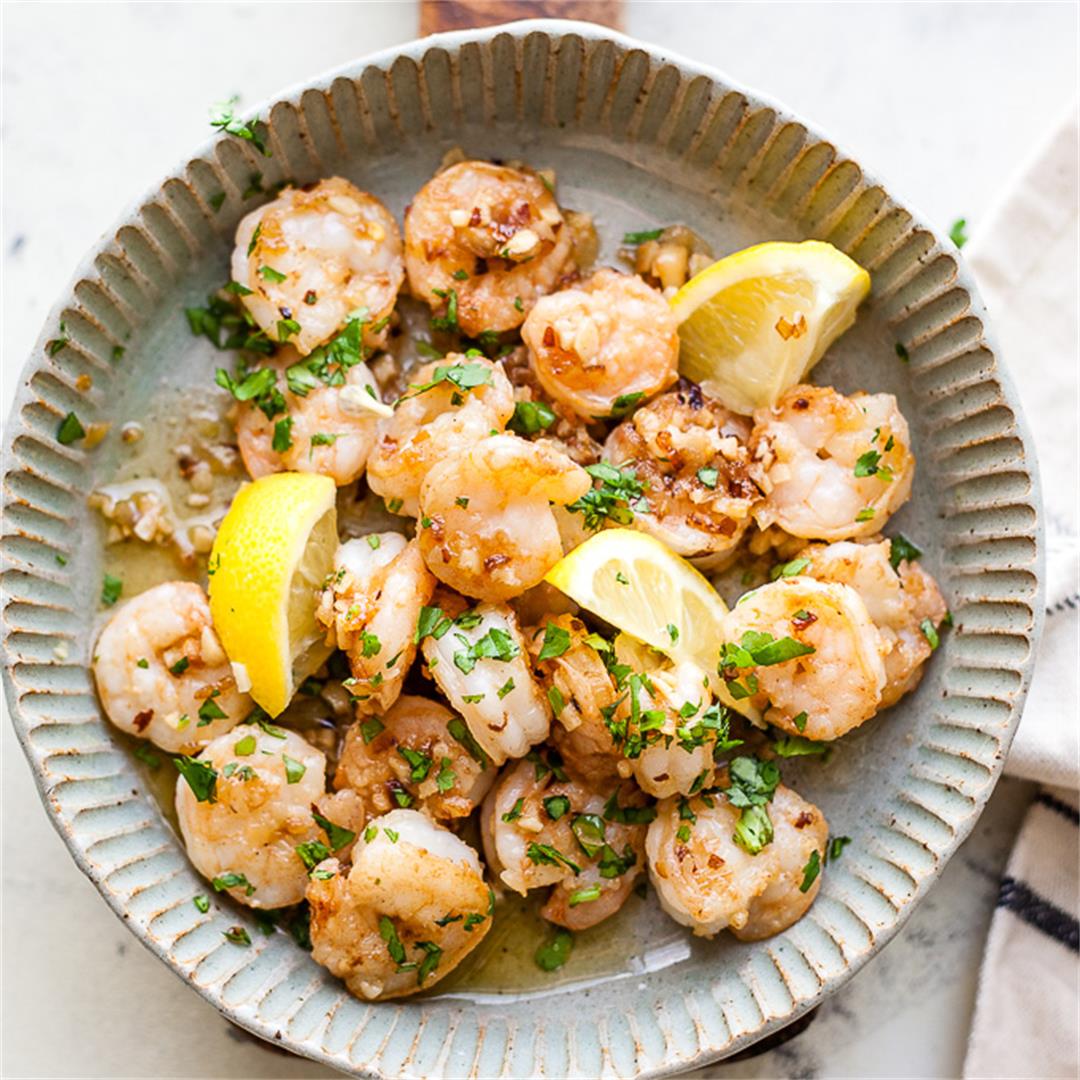 Garlic Butter Shrimp With Chilli