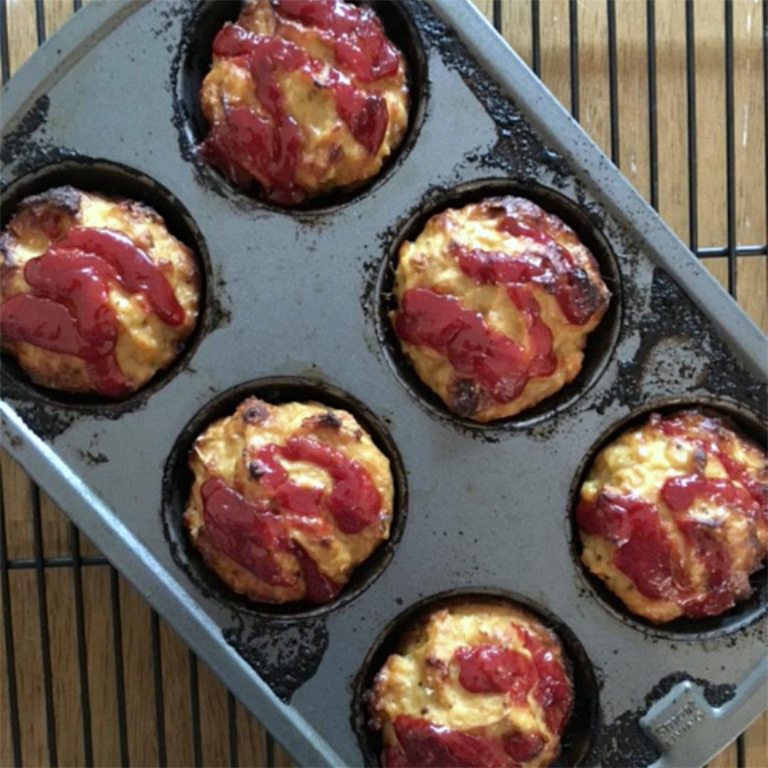 Meatloaf Cupcakes with Secret Ingredient