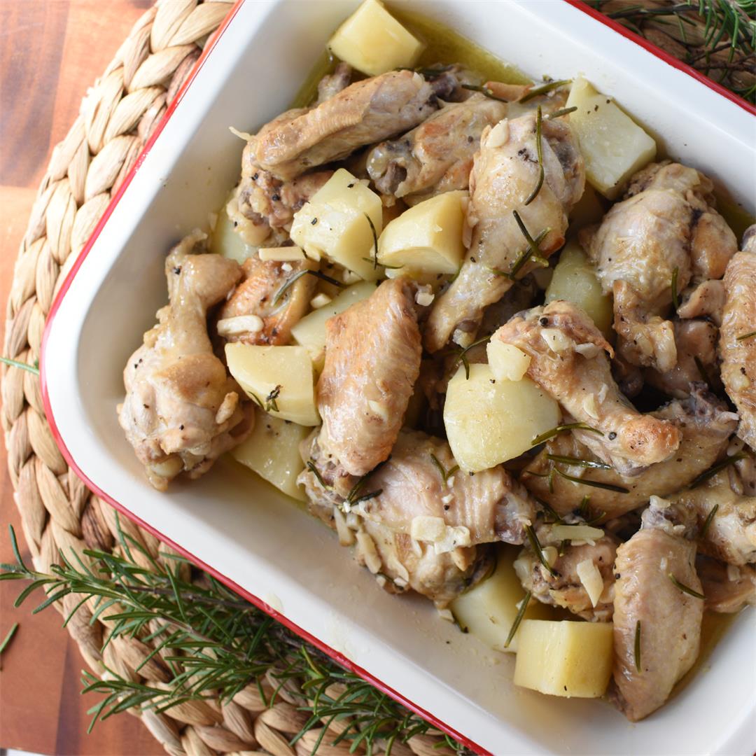 Italian Chicken and Potatoes with Rosemary